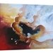 Red Painting Large Abstract Painting Unique Original Painting Black, Brown & White Painting on Canvas Contemporary Art 36x24 by Heather Day