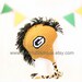 Adult Football Themed Crochet Mohawk Hats
