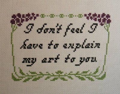 Empire Records Quote Cross-stitch Pattern