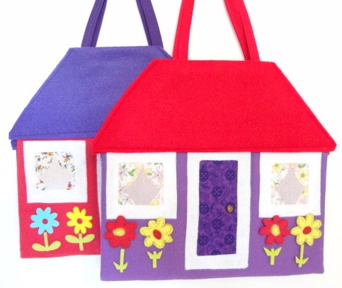 doll house purse handmade quiet book dollhouse travel toy