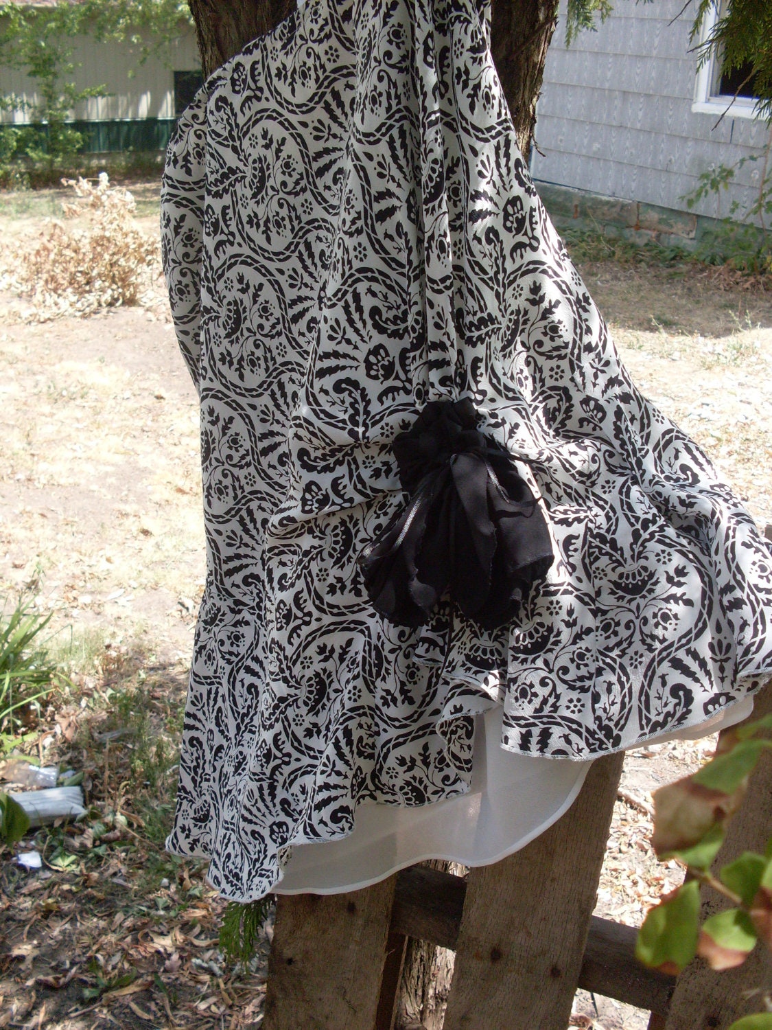 Gypsy boho Shabby chic skirt cottage chic, country girl, french chic