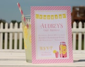 Printable DIY Personalized Invitations Pink Lemonade Il_170x135