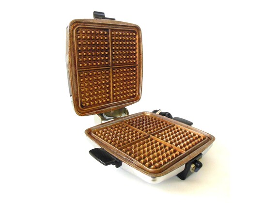 Sunbeam Waffle Iron Grill CG 1 Vintage 1950s by LaurasLastDitch