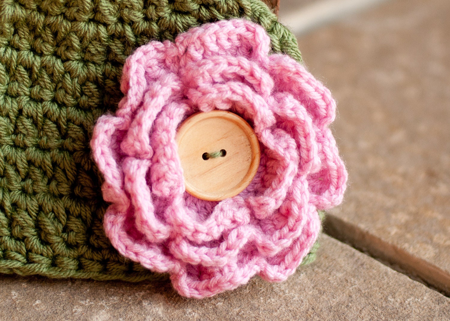Additional Poppy for Interchangeable Flower Beanies