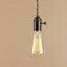Bare Bulb Pendant Light - Edison Light Bulb - Antique Style Reproduction Wire - Minimalist Home Decor
