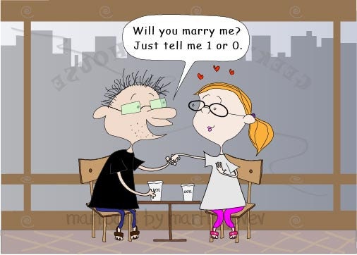 The geeky marriage proposal 5x7 greeting card
