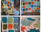 Cotton Granny Square Blanket - made to order