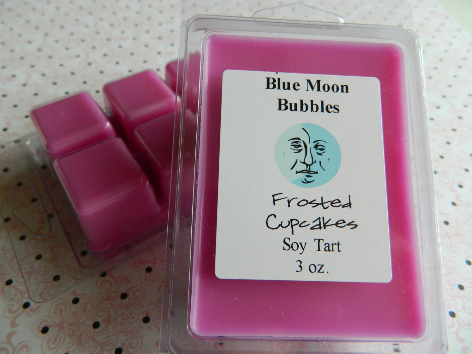 Pink Frosted Cupcakes Soy Wax Tart