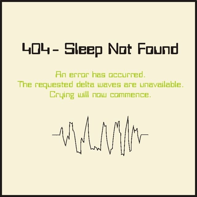 HTTP 404 - Sleep Not Found Organic Baby Onesie