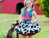 Cowgirl Dress, Cowgirl Costume, Woody dress, Toy Story Costume