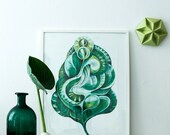 Leaf World,  50x70cm