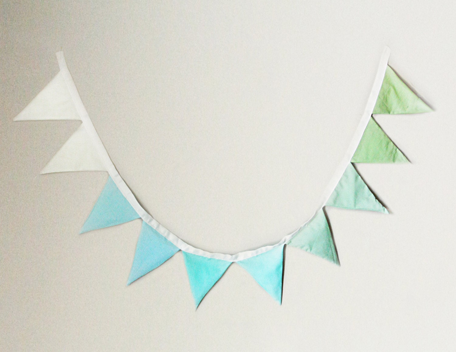 Nursery Bunting - Ombre- Seafoam