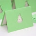 Small Note Set of 6, Blank Cut Paper Pear Note Cards