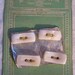 Antique Carved Shell Buttons on Original Cards-Mother of Pearl-Set of 22-3 Sizes