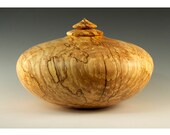 Beautiful Spalted Maple Treasure Vessel Urn