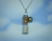 Wind Waker Inspired Necklace with Farore's Pearl