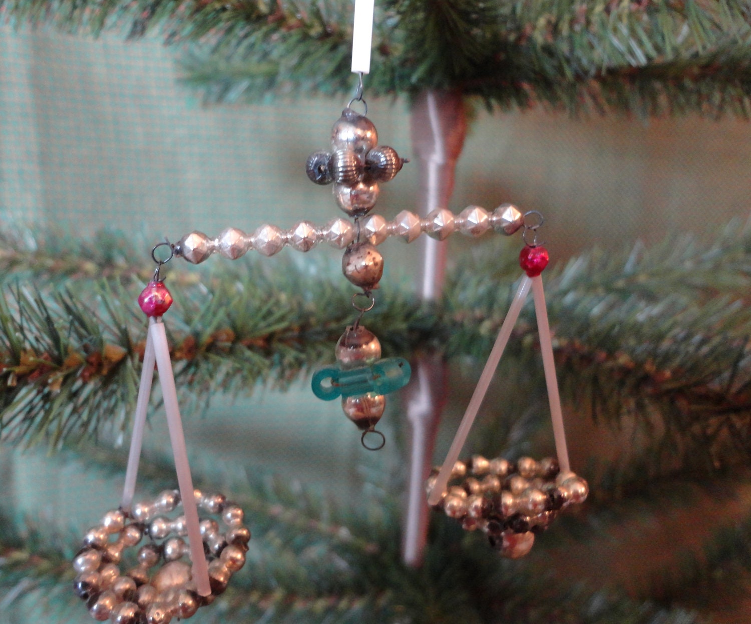 Antique Christmas Ornament Early 1900s handmade SCALE Antique christmas ornaments, Vintage