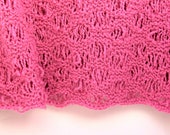 Free Shipping Breast Cancer Awareness Pink Lacy Lady Shawl Christmas Gift Warm Soft Machine Washable