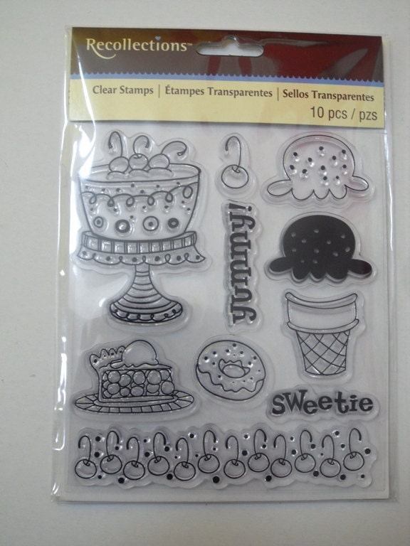 Destash Clear Stamps Recollections Clear Stamps by MamaJamaCrafts