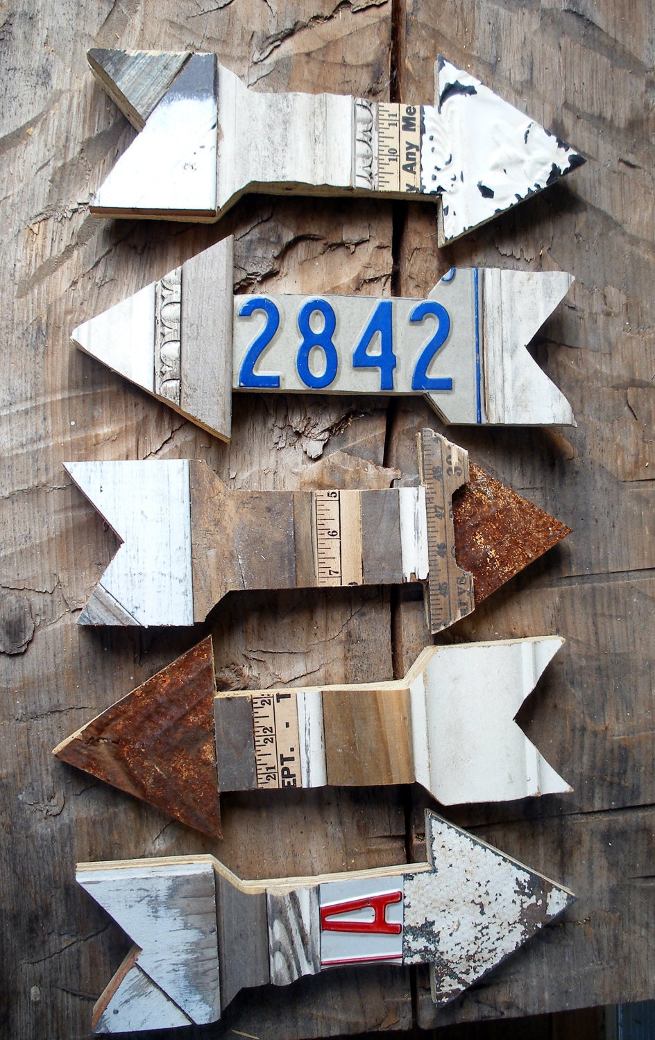 Small Upcycled Arrow