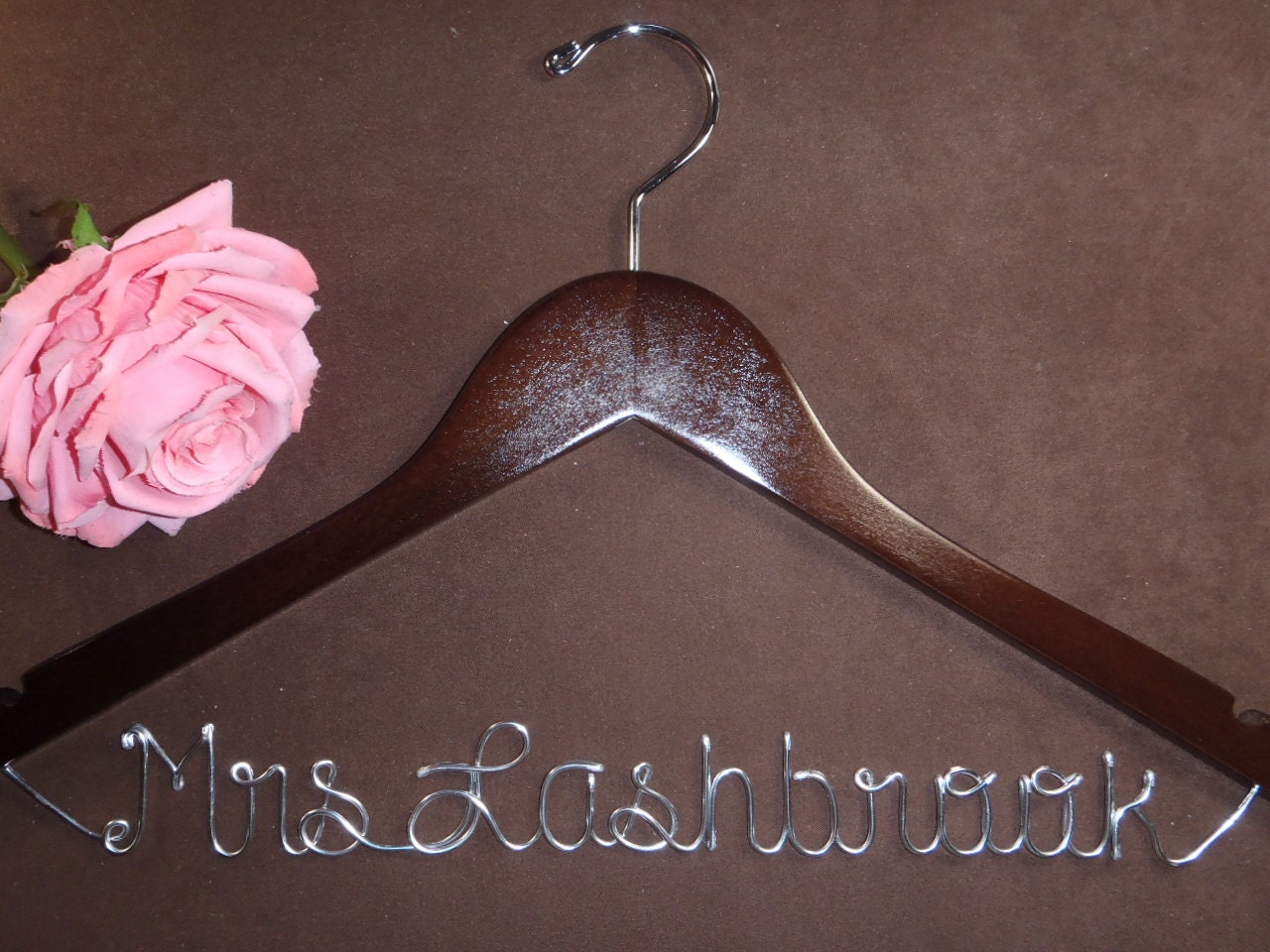 Hanger one Line, Personalized Custom Bridal Hanger, Brides Hanger, Bride, Name Hanger, Wedding Hanger, Personalized Bridal Gift