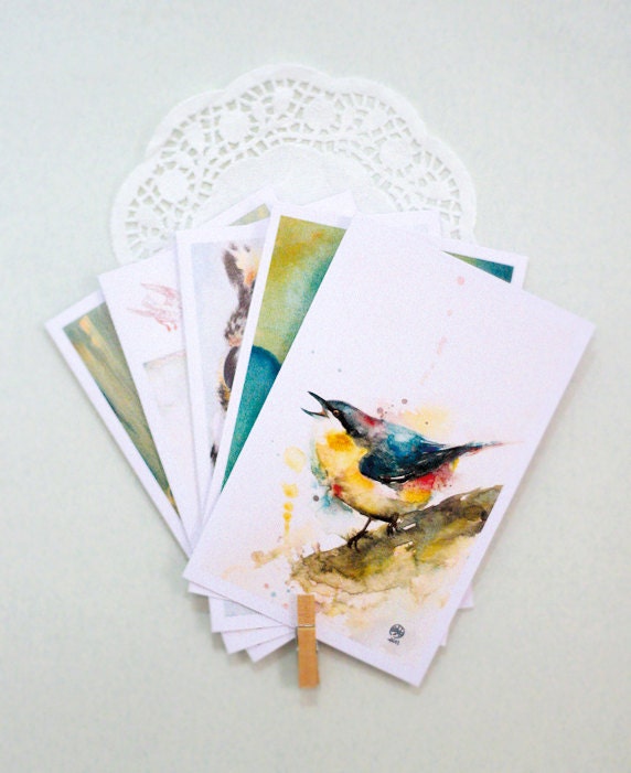 Pack of 5 GREETING CARDS - 5 for the price of 4 (98x148 mm)