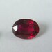 Reserved K - Natural Red Ruby Oval 8X6mm or 1.55 carats Amazing Color and July Birthstone