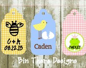 25 Gift Tags (3 x 1.6 inches) Design Your Own - Gift Tags, Escort Cards, Weddings, Showers, Scrapbooking, etc.