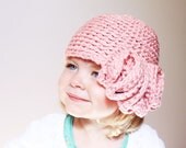 Aubrin - Crochet Pattern - Ruffle Hat / Beanie