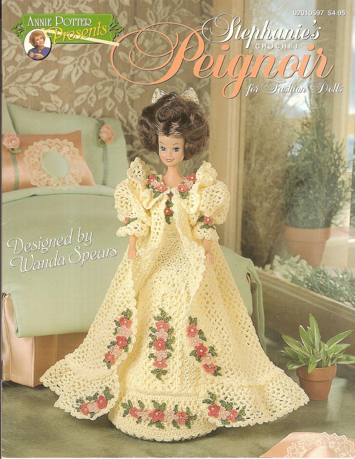 Crochet Fashion Doll Peignor 11.5 inch Fashion Doll Pattern
