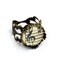 Antique Bronze Filigree Style Vintage Sheet Music Ring - 'Treble Clef'