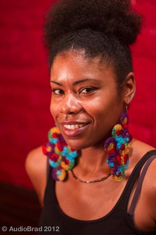Crochet Earrings - Large Earrings - Multicolor Earrings - Red, Yellow, Green, Blue, Purple - TAMI