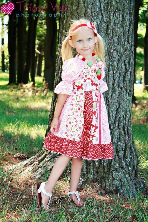 Jewel's Stripwork Dress PDF Pattern Now size 6m to size 8