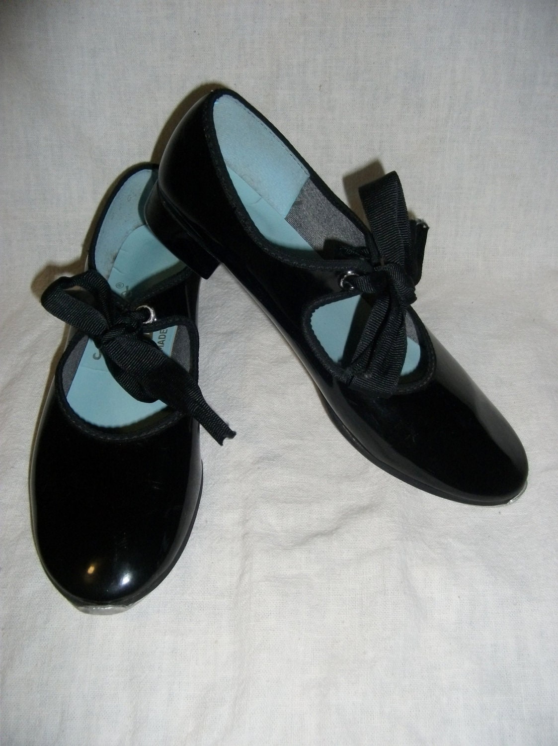 Vintage Black Tap Shoes By Leos Girls Size 2 1/2 by SusOriginals