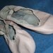 Vintage Pink Leather Ballet Shoes by Capezio size 6 Good Condition Only 6 USD