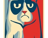 Grumpy Cat NOPE poster