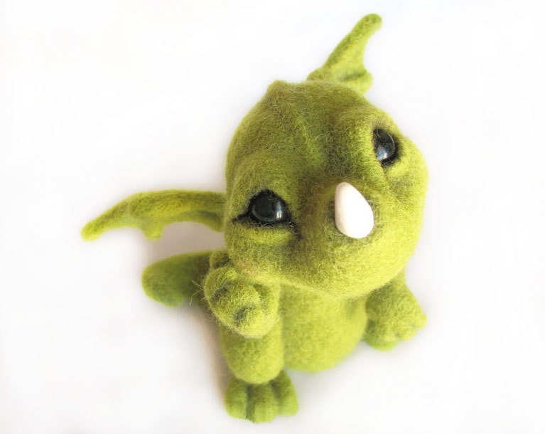 little green dragon figurines