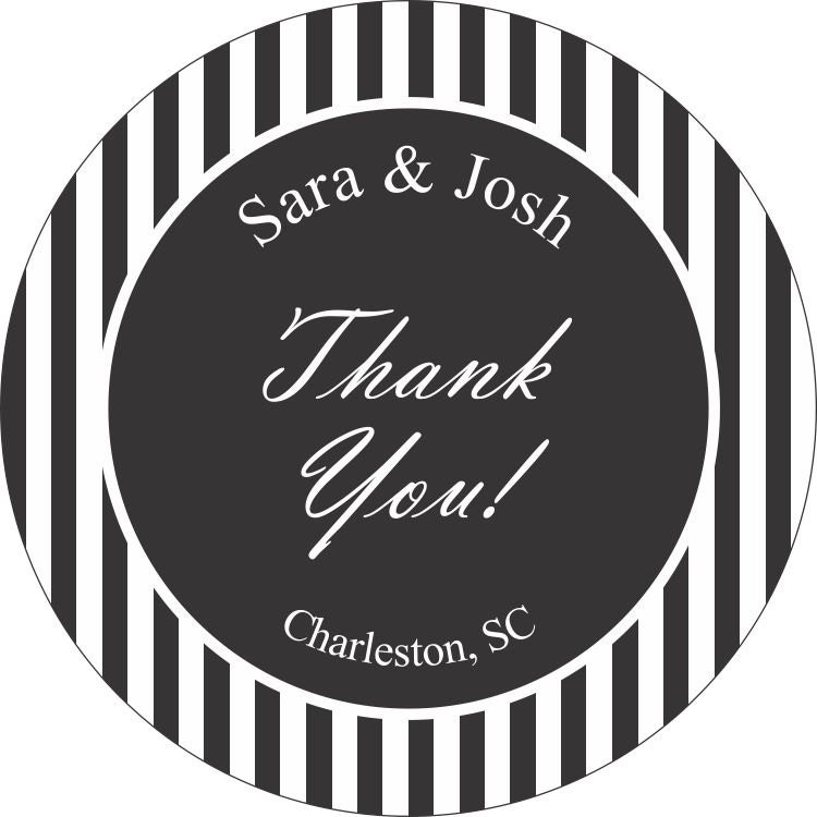 Personalized Wedding Stickers with your text and colors - Compare and Save Il_570xn