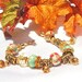 Gold, Topaz and Multi-Color Turquoise Bracelet