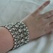 Vintage GIGANTIC Marvella Rhinestone Bracelet