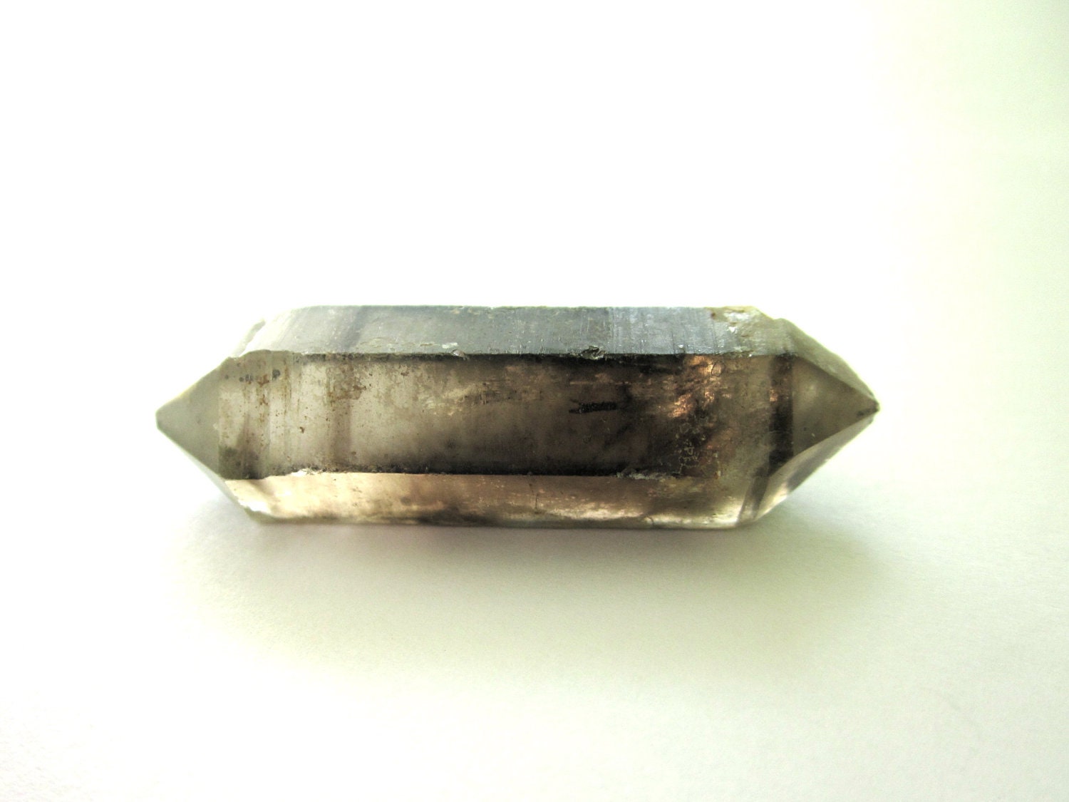 Tibetan Smokey Quartz Double Terminated Rough Raw Natural 44mm Crystal (Lot No. 936)