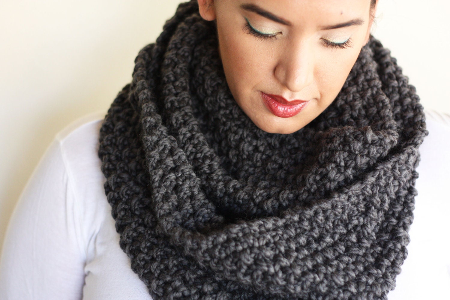 Knit Circle Scarf