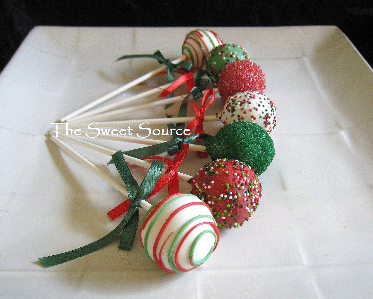 Christmas Party Favor: Premium Christmas Cake Pops Made to Order with High Quality Ingredients Il_570xn