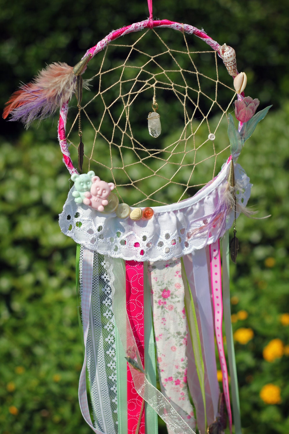 Handmade "Lovely" Dreamcatcher