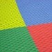 Primary colors Fabric Quarter - lego inspired FQ - geek quilting cotton sampler