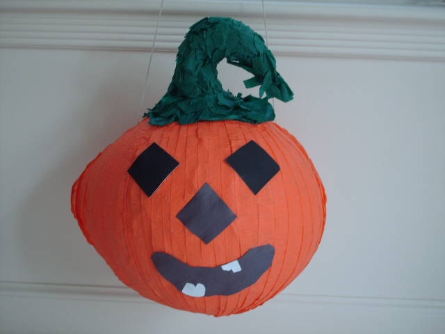 Halloween Jack O Lantern Party Pinata