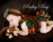 Beautiful Parley Ray Daddy's Girl Camo Pinafore Dress with Ruffled Baby Bloomers/ Diaper Cover Pageants Photo Prop Hunter Orange