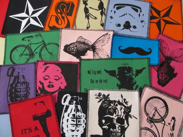 You choose any three canvas patches and save....FREE SHIPPING USA