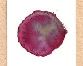 Blend Number 69 - Coffee, Wine & Tea - Original OOAK Watercolor Painting, Framed