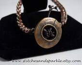 Copper Beaded Wrap Bracelet